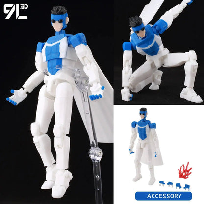 9L3D Printed Superheroes Invincible 2.0 Anime Multi-Jointed Shapeshift Toys Action Figures Mannequin Model Ornaments Gifts