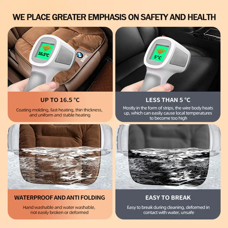 For BMW 3D Flannel Car Seat Cover Winter Warm Seat Cushion Anti Slip Auto Front Chair Seat Pad E90 E60 E46 E39 F30 F10 E87 X3 X4