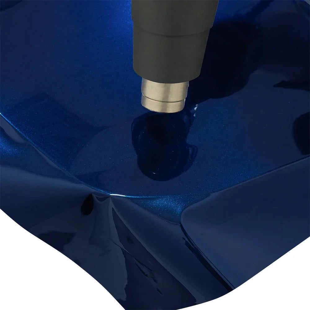 Premium PET Tanzanite Blue Metallic Vinyl Wrap Film for Cars Motorcycles Full or Partial Body UV-Resistant Removable Accessories