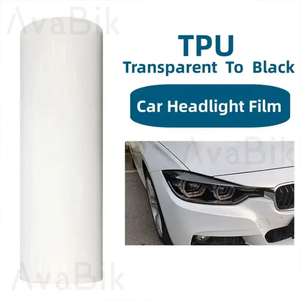 TPU PPF Protection Film Anti-scratch Self-healing White to Purple to Black Color Changing Sticker Can Stretch Strong