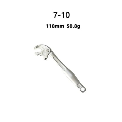 Heavy Duty Industrial Self Adjusting Ratchet Crab Claw Pipe Wrench Wide Jaw for Automotive Plumbing Manufacturing Repair Tool