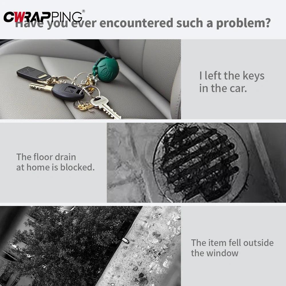 SpringLoaded Car Door Opener Handheld Detachable Tool for Auto Window Repair Car Unlock Stainless Steel Car Door Open Tool