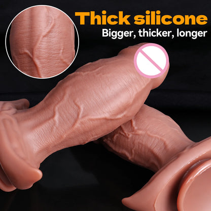 Huge Thick Dildos Silicone Anal Plug Penis Silicone Prostate Massage Vagina Anal Masturbation Dick Adult Sex Toys for Women Men