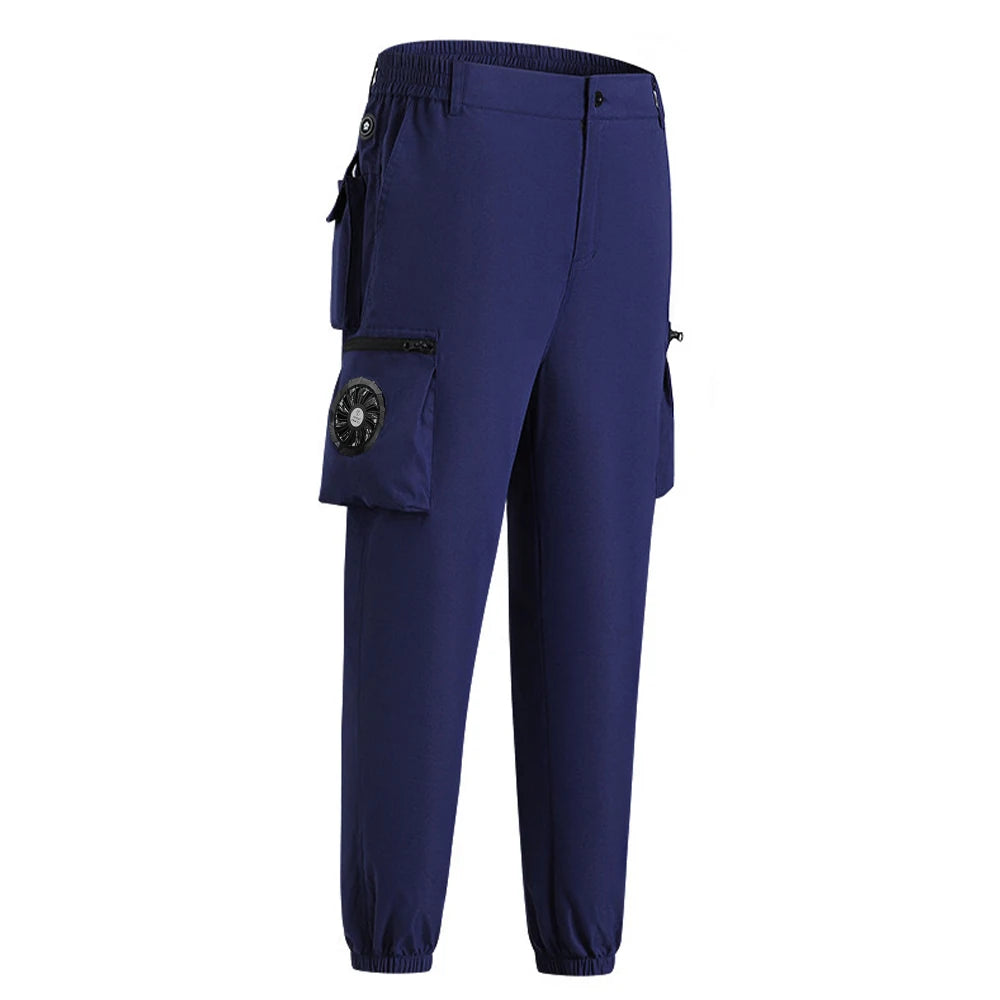 New Summer Air Conditioner Pants Men's High Temperature Work Anti-Sunlight Refrigeration Air Conditioning Pants Outdoor Workwear