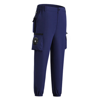 New Summer Air Conditioner Pants Men's High Temperature Work Anti-Sunlight Refrigeration Air Conditioning Pants Outdoor Workwear