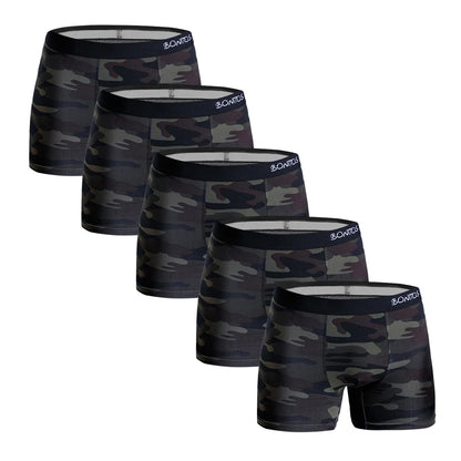5pcs boxer shorts men sexy underwear for mens cotton boxers for man Men's panties custom underpants male calecon