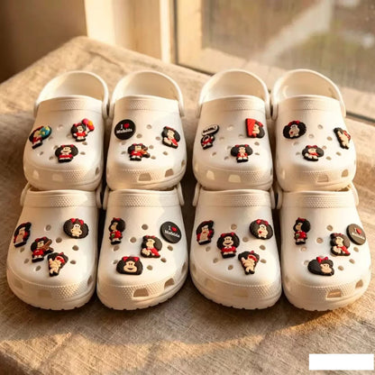 16-100pcs The Lovely Girl Shoe Charms For Sandals, Shoe Decoration Accessories Shoe Pins Great Gift For Men Women