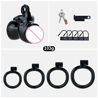 FRKO Lightweight Mens Chastity Strap Cage 4 Size Lockcock Rings Negative Chastity Insert BDSM Adult Games CBT Sex Toys 정조대 18+