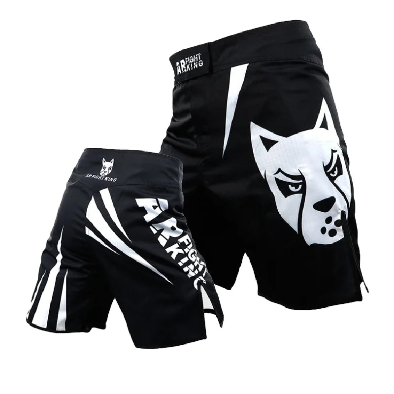 Fighter Jujitsu Sports 5-point Length Shorts Gym Jujitsu Taekwondo Thai Boxing Shorts Fighter Dress MMA Boxing Pants Size XXS-XL