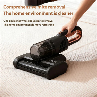 Portable Wireless Handheld Household Vacuum Cleaner Powerful UV HEPA Filter Mite Remover
