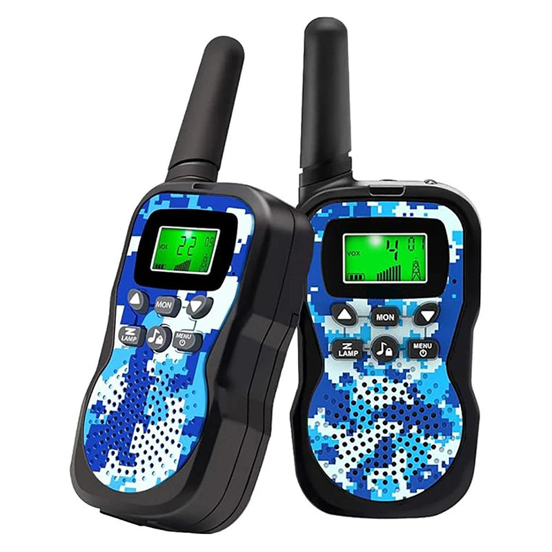 Kids Walkie Talkies Radio Toy 3 KM Best Christmas Birthday Gifts for 3-12 Year Old Kids to Outside Adventures Camping Hiking