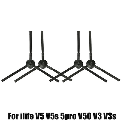 For ilife v5s v5 pro x5 V5 V3 v5s pro V50 V55 side Brush hepa Filter Mop Cloth magic paste accessories  vacuum cleaner parts