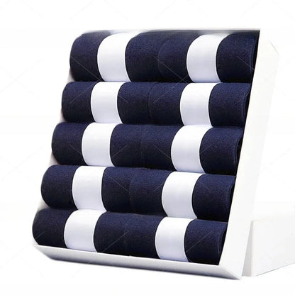 5 10 Pairs Men Socks Cotton Blend Black Business Casual Soft Breathable for  Spring Summer Autumn Winter Size 6-13