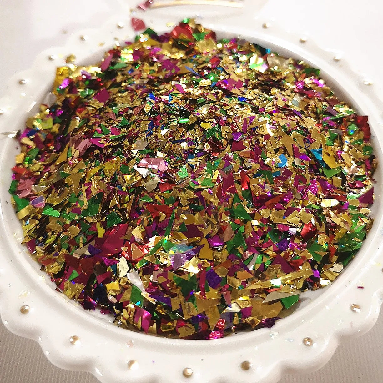 20g DIY Slime Accessories Toy Filler Shell Paper Sugar Paper Glitter Powder For Crystal Clear Fluffy Slime Gift Toy