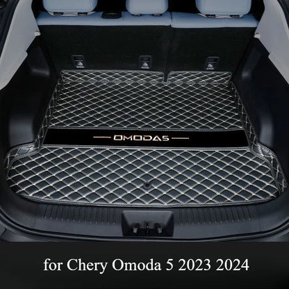 Car Trunk Mat for Chery Omoda 5 Accessories 2023 2024 Main Pad Retrofitting The Special Car Trunk Pad for Interior Decoration