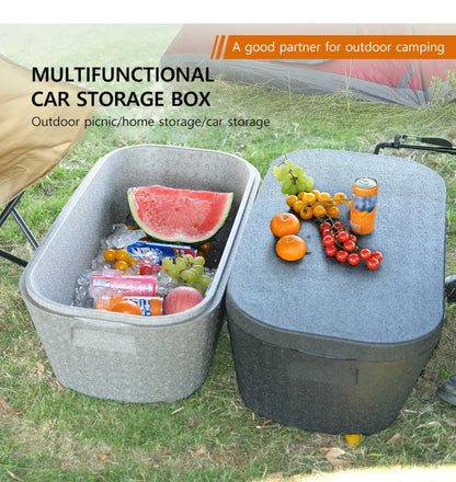 Front Trunk Rear Trunk Storage Box For Tesla Model Y Juniper 2021-2026 Model 3 Highland 2024-2026 Camping Travel Insulated Bin