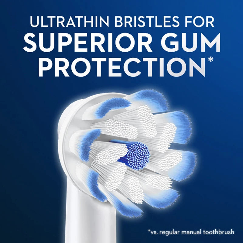 Oral B Sensitive Clean Replacement Toothbrush Heads for Electric Toothbrush EB60 Gentle Teeth Cleaning Original Toothbrush Heads