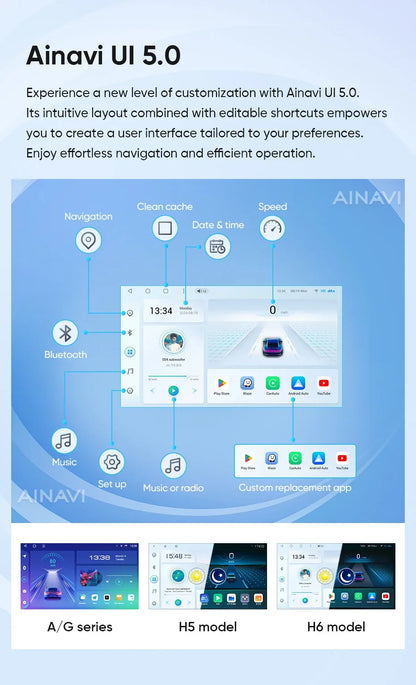 Ainavi Car Multimedia Player For For Jeep Compass 2 MP 2017 2018 2019 wireless Carplay Android Auto 4G Wifi 2din