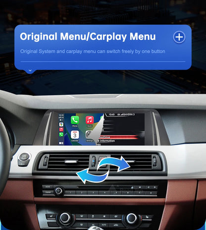 10.25 Inch Linux Display Multimedia Player For BMW Car 5 Series F10 F11 2011-2017 CIC NBT GPS Carplay Touch Screen