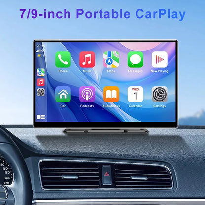 7" / 9" Portable Wireless Carplay Android Auto Car Radio Multimedia Player IPS Touch Screen AUX USB Bluetooth Mirror Link AHD