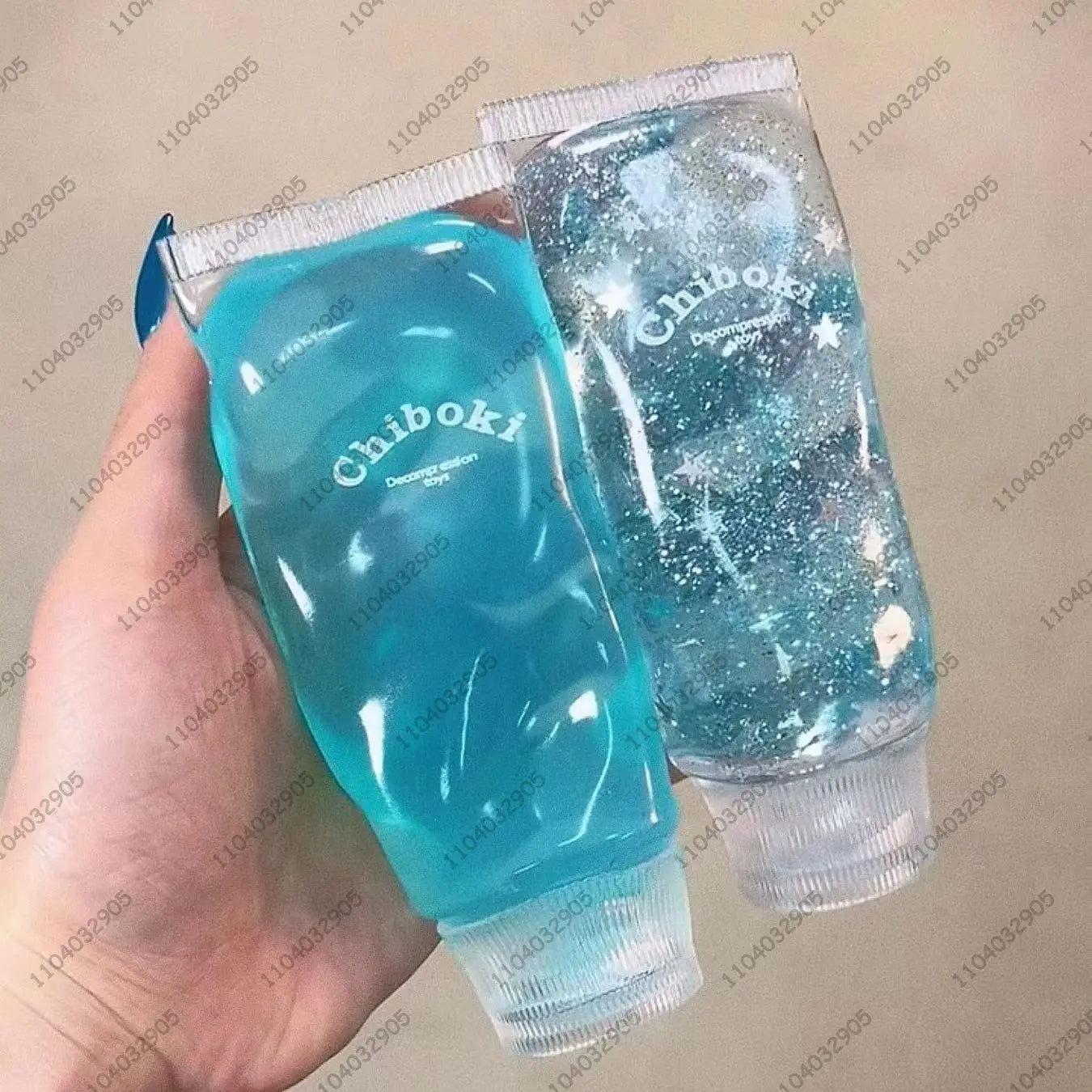 Gem Toothpaste Tube Squishy Toys Gemstone Toothpaste Stress Ball Buttery-Feel ASMR Sensory Anti Stress Fidget Toys for Adults