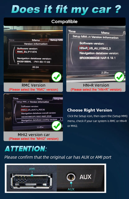 For Audi A6 A7 C7 Android 14 Car Radio Multimedia mp3 Player IPS Carplay Screen Stereo 4G GPS Navigation WIFI Head Unit