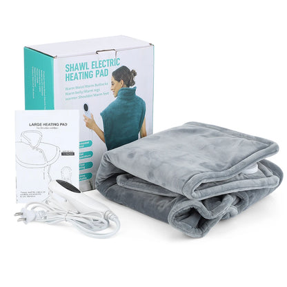 Electric Heating Pad Wrap Winter Warming Blanket For Shoulder Neck Abdomen Leg Waist Pain Relief Keep Warm Heated Shawl 60*90cm