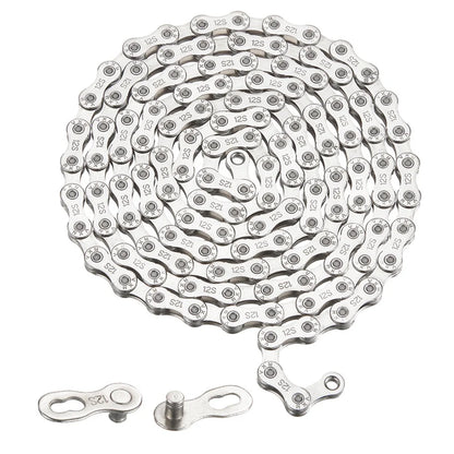 TOOPRE 6/7/8-Speed Bicycle Chain, 116 Links Steel High Strength Bike Derailleur Chain for 6/7/8-Gear Road Mountain Bicycle