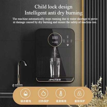 220V Pipeline Machine Wall-mounted Instant Cooling Rapid Heating Direct Drinking Machine Kitchen Water Dispenser Hot and Cold