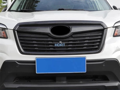 For Subaru Forester 2019-2021 Car Styling Front Racing Grills Hood Cover Trim Protector Decoration Accessories Exterior Sticker