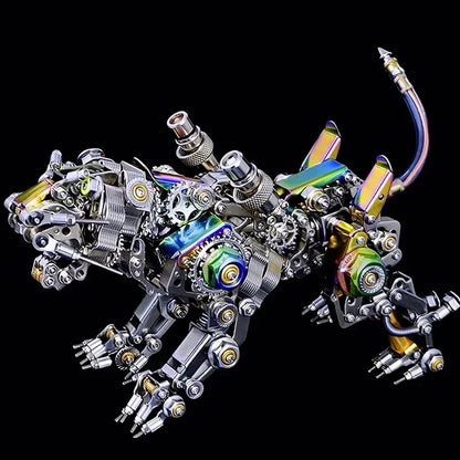 700pcs+ Bengal Tiger  3D Mechanical Metal Assembly Model Kits DIY Mechanical Puzzle Animal Toys For Children Adults