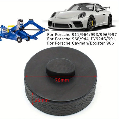 1 Piece Car Lift Jack Pad Rubber Support Block 76x25mm Central Oval Point Jack Stand Adapter For Porsche Vehicle Repair Tool