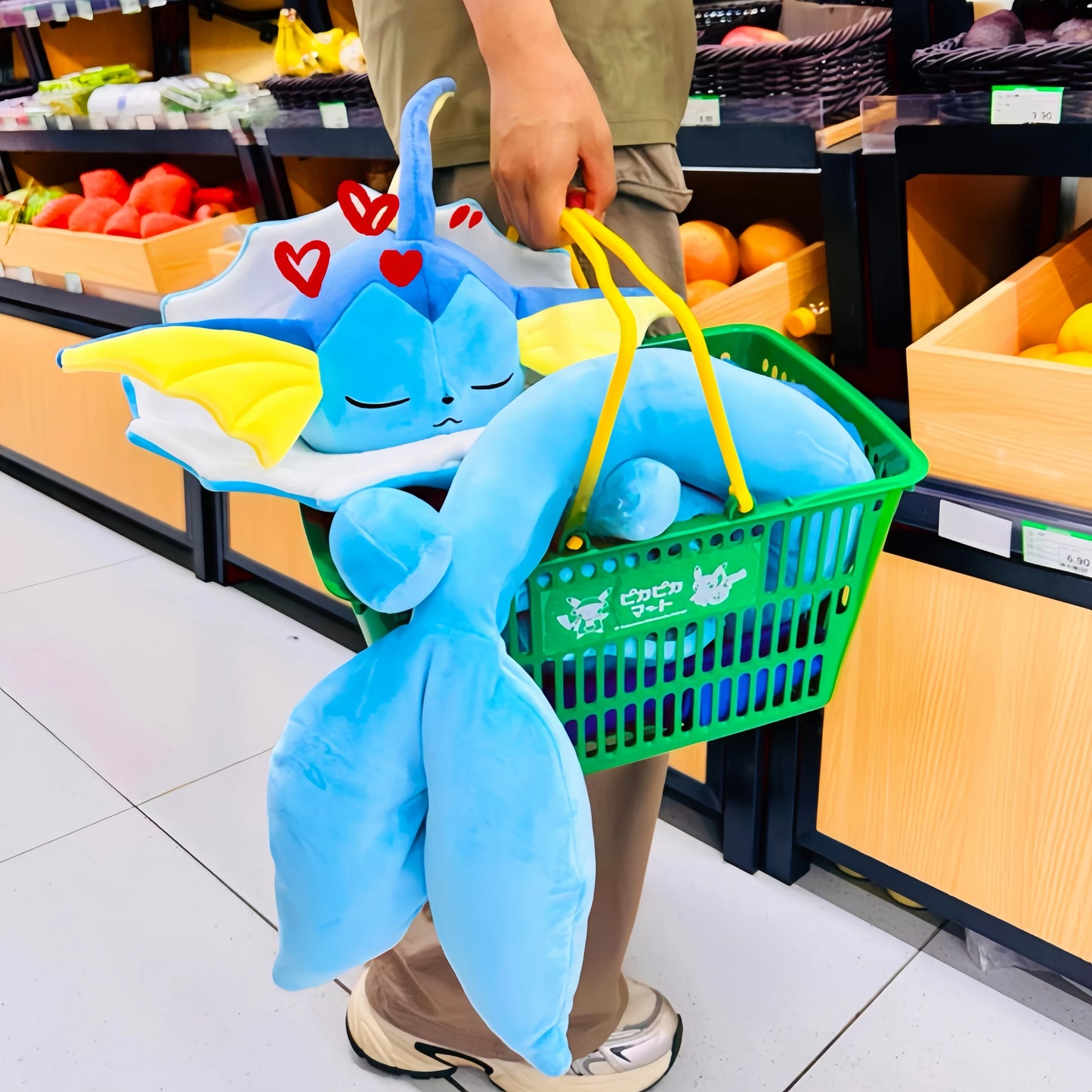 Vaporeon Plush New Eevee Evoli Sleep Plush Flareon Umbreon Peluche Sprigatito Stuffed Toys Cartoon Soft Doll Gift