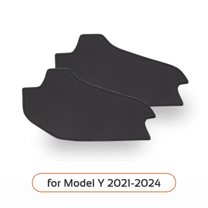 For Tesla Model 3 Y 2021-2026 LHD Center Console Two Side Anti Kick Pad Protector PU Leather Sticker Foot Cover Car Accessories