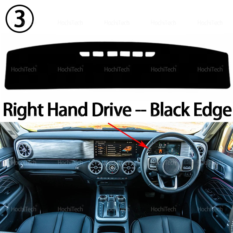 Car Dashboard Cover Avoid Light Pad Sun Shade Anti-UV Carpets Non-Slip Mat for GWM TANK 300 2022 2023 2024 Interior Accessories