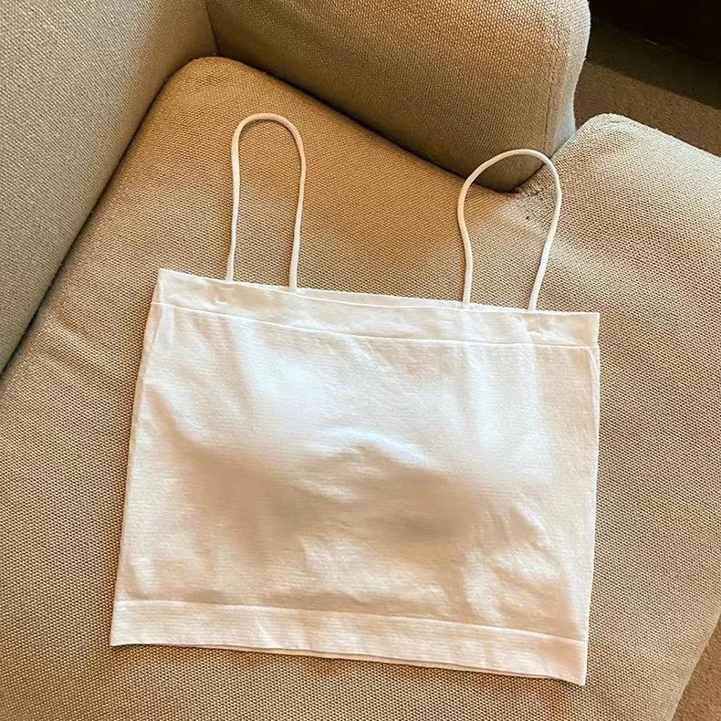 Base Layer Csole Women Summer Inner Wear with Chest Pad One oulder Design Unique Outerwear Beautiful Ba Tube Top