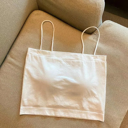 Base Layer Csole Women Summer Inner Wear with Chest Pad One oulder Design Unique Outerwear Beautiful Ba Tube Top
