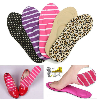 Full Length Relief Insole Flexible Cuttable Arch Insert Pad for Walking Heels Slippers and Sneakers Shoes