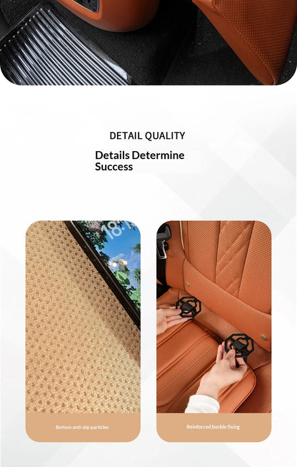 Wave style car seat cushion, creative accessory for car interior. Breathable and ventilated, suitable for all seasons
