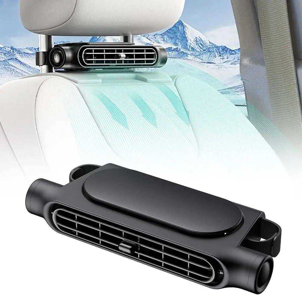 Car Seat Fan USB Charging High Power Backrest Pillow Car Fan Auto Summer Supplies Cooling