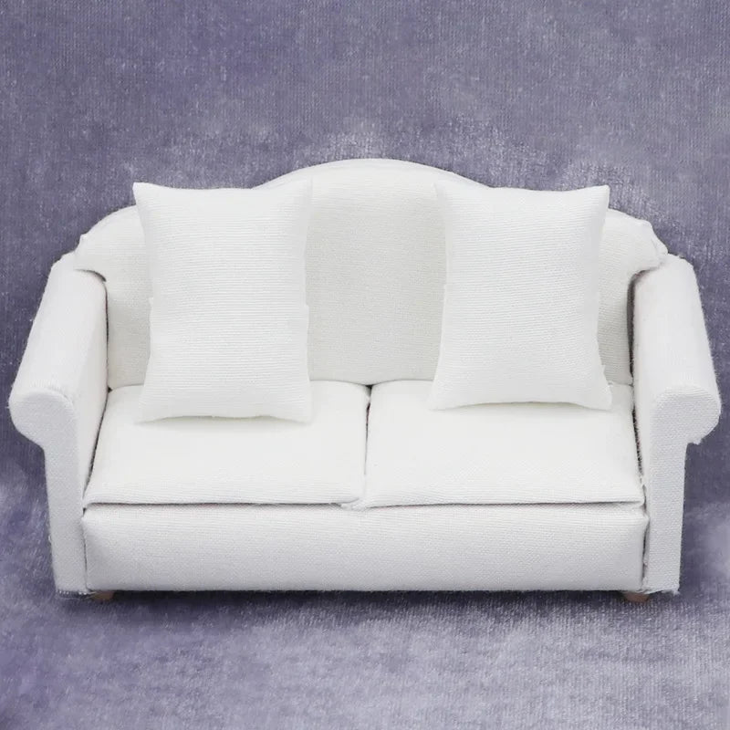 1:12 Mini Cute Dolls Sofa Pillows Set Simulation Dollhouse Furniture Toys Miniature Doll House Accessories Children Toys Gift
