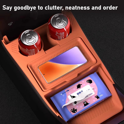 For Geely EX5 Central Control Storage Box Armrest Box Lower Storage Box Interior Modification Accessories