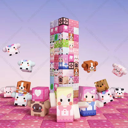 Magnetic Building Blocks Mine World Magnetic Pink Blossom Castle Brick Cube Toys Set STEM Sensory 2026 Gift for 3+ Boy Girl Kid