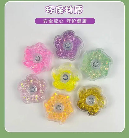 Extreme Fingertip Flowing Sand Fidget Spinner, Cool Cartoon, Fun Gift Toy for Giving on Birthdays