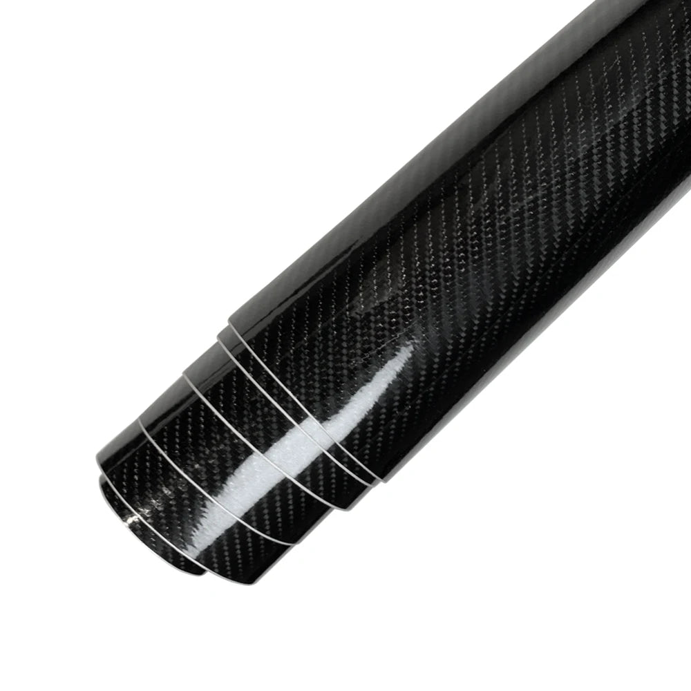 Car Stickers Black Carbon Fiber Vinyl Wrap Film 150*50cm Gloss Carbon Fiber Motorcycle Wrap Waterproof Film for Cars Accessories