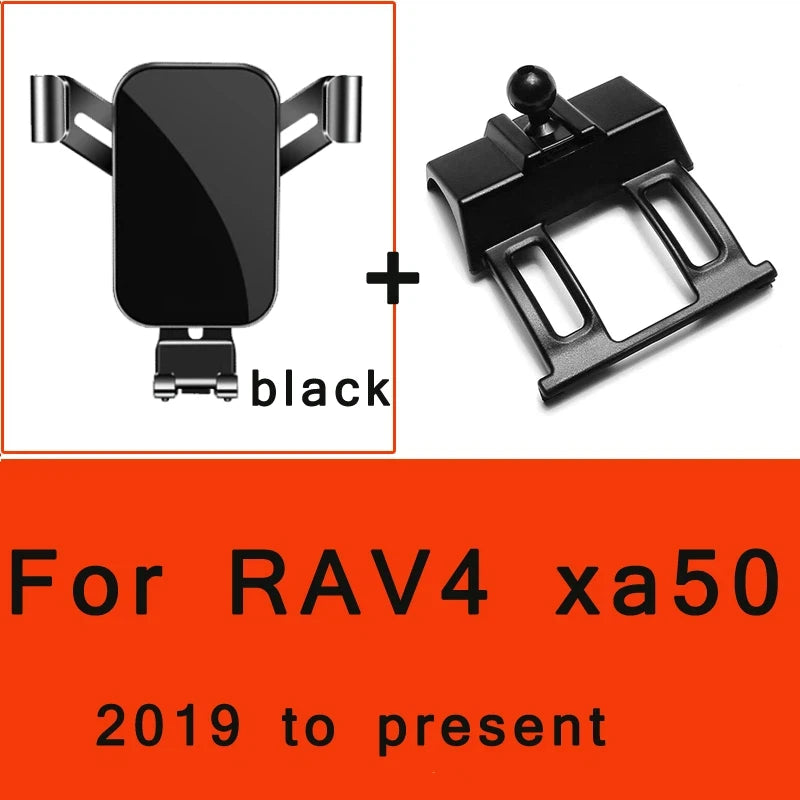 Adjustable Car Phone Mount Holder For Toyota CHR RAV4 XA40 XA50 2014 2015 2016 2017 2018 2019 2020 2021 Car Interior Accessories