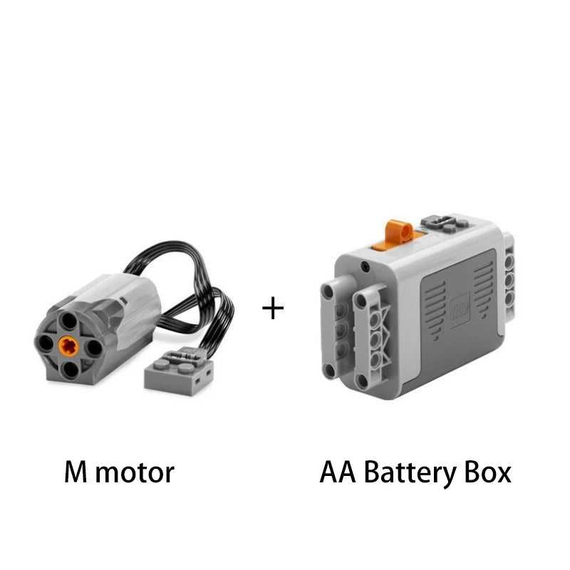 MOC High-Tech Parts M XL L Motor Servo Power Functions Motor Multi Tool PF 8293 8883 Model Building Blocks Compatible With LEGO