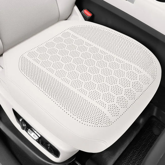 High Quality Nappa Leather Universal Car Seat Full Cover Breathable Luxury SUV Car Protection Perforated Leather Seat Full Cover
