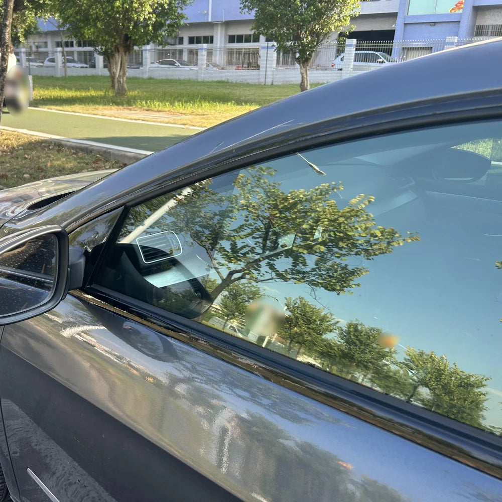 Glossy Black PVC Car Window Decorative Strip Sticker for Volkswagen CC 2009-2018 Exterior Protection Accessory