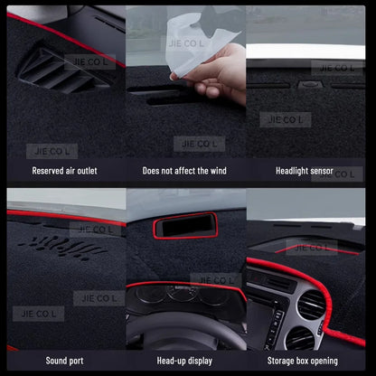 For TOYOTA COROLLA CROSS 2022-2025 Car Dashmat Anti-UV Dashboard Cover Dash Mat Sunshade Cushion Carpet Protective Accessories